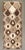 Brown Vintage Zabihi Collection Brown Ivory Small Moroccan Runner - 2'5" x 5'8" For Sale - Image 8 of 9