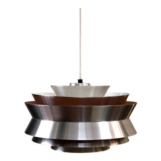 Vintage 1960s Swedish Pendant Lamp "Trava" by Carl Thore for Granhaga For Sale