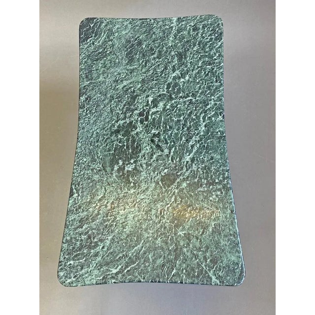 1950s Italian Side Table in Brass and Marble, 1950s For Sale - Image 5 of 10