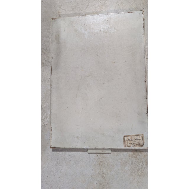 1960s Vintage Hand Painted Oversized Toleware Tray For Sale - Image 5 of 6