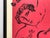 Wood Marc Chagall Vintage 1959 Mourlot Fine Art Lithograph Print " the Painter in Rose " Framed Mid Century Modernist Paris Exhibition Poster For Sale - Image 7 of 15