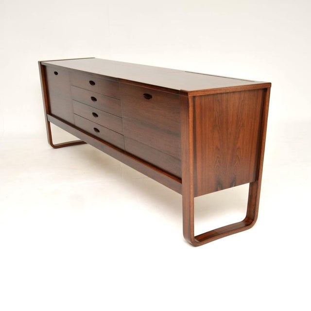 Wood Vintage Sideboard attributed to Gunther Hoffstead for Uniflex, 1960 For Sale - Image 7 of 14