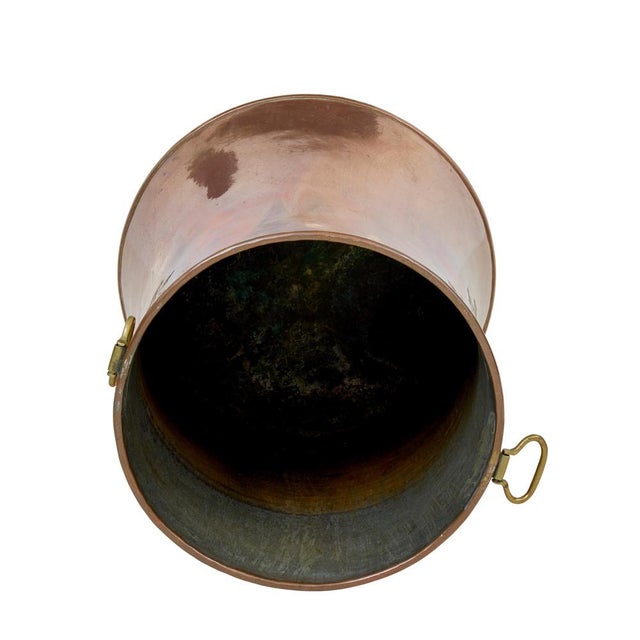 Late 19th Century 19th Century Copper and Brass Shaped Bucket, 1890s For Sale - Image 5 of 6