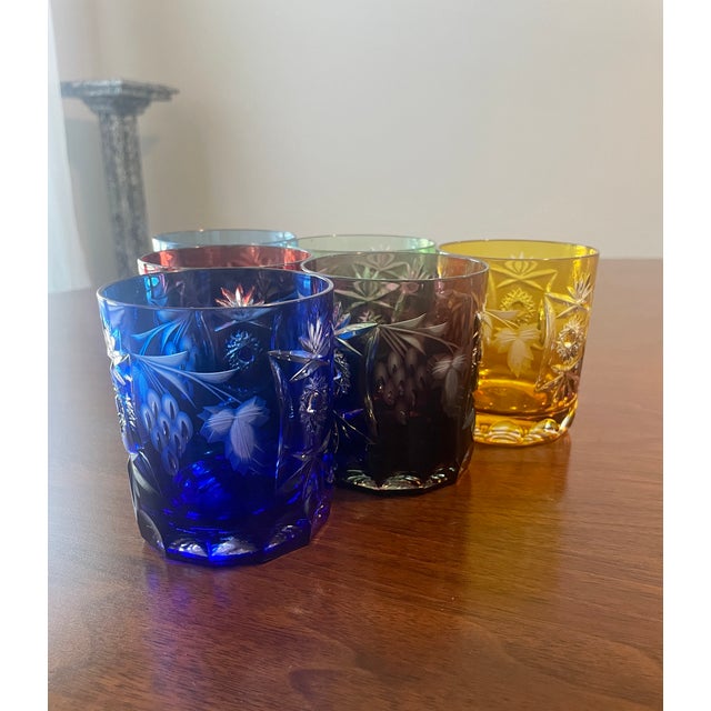 Mid 20th Century Crystal Mix Nachtmann Cocktail Glasses - Set of 6 For Sale - Image 4 of 16