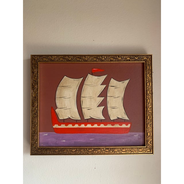 2020s Contemporary Impressionist Style Seascape Painting, Framed For Sale - Image 5 of 5