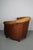 Vintage Dutch Cognac Colored Leather Club Chair For Sale - Image 12 of 16