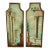 Antique Grand Tour Italian Capriccio Framed Oil on Board Paintings of a Landscape With Ruins, Pair For Sale