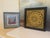 Late 20th Century Golden Mandala Cutwork Art in Black Frame For Sale - Image 9 of 11