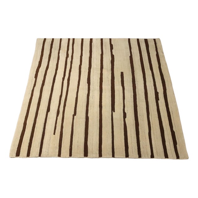 Middle Eastern Striped Gabbeh Rug For Sale