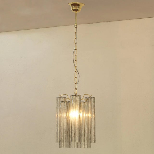 Tronchi Suspension Light in Murano Glass, Italy For Sale - Image 4 of 12