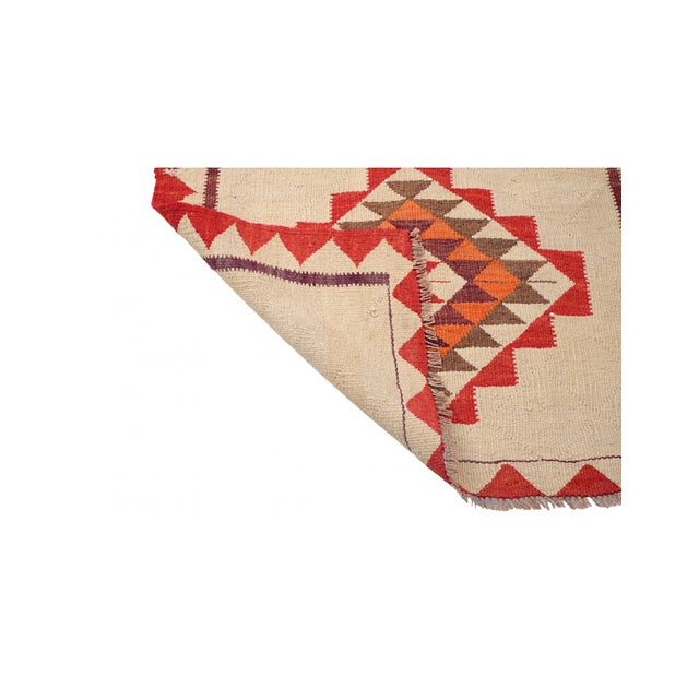1970s Vintage Decorative Kilim Runner - 3`3″ X 10`6″ For Sale - Image 5 of 6