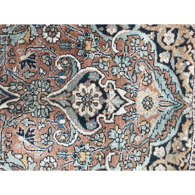 Vintage Wool Kashan Rug For Sale - Image 6 of 16