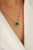 Gemstone 2.06 Ct Octagon Cut Emerald & Diamond Pendant Necklace in 925 Sterling Silver For Sale - Image 7 of 12