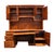 Early 21st Century Winners Only Solid Oak Rustic Early American Country Style 74" Computer Desk W. Cabinet Storage Top For Sale - Image 5 of 18