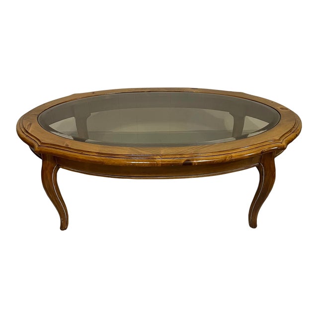Ethan Allen Pine Country French Coffee Table Chairish