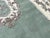 Textile Green and White Rug in Wool For Sale - Image 7 of 13
