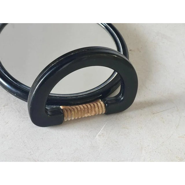 1970s Bakelite Hand Mirror, France, 1970 For Sale - Image 5 of 9