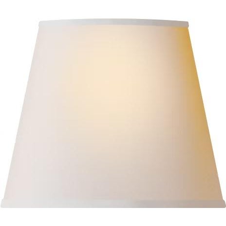 Traditional Chapman & Myers by Visual Comfort Signature 4" x 6" x 5" Natural Paper Candle Clip Shade For Sale - Image 3 of 3