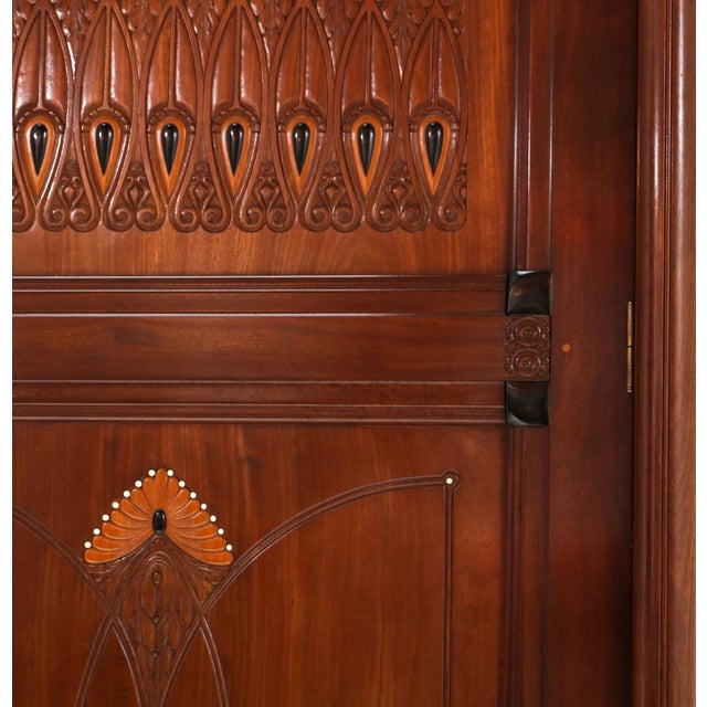 Arts & Crafts Wardrobe by Jac. van den Bosch for 't Binnenhuis, 1910s For Sale - Image 6 of 18
