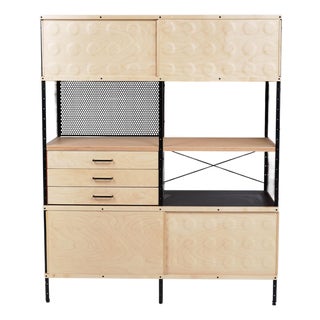 Esu Bookcase in Maple and Birch by Charles Eames and Ray Eames for Vitra, 1940s For Sale