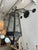 Vintage Iron Lantern Wall Sconces With Glass Seeded Panels - a Pair For Sale - Image 15 of 17