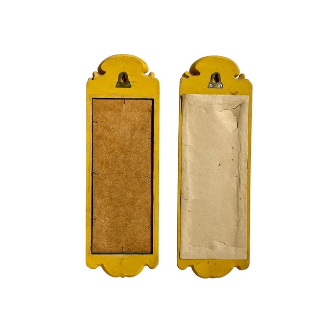 Pair of Italian Rococo Style Giltwood Mirrored Candle Sconces For Sale - Image 13 of 18