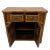 Chinese 19th Century Antique Chinese Carved Coffer, Cabinet, Side Table For Sale - Image 3 of 10