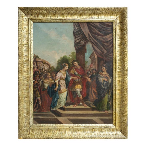 Neapolitan Artist, Neoclassical Mythological Scene, Late 18th Century, Oil Painting For Sale