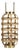 Pordenone Decorative Candle Lantern, Large For Sale
