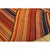 1950s 1950s Square Multi Field Stripe Flatweave Vintage Turkish Decorative Kilim Rug For Sale - Image 5 of 6