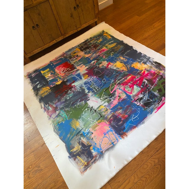 Sarah Trundle, Contemporary Abstract Painting, "Let Me Refresh Your Memory....." For Sale - Image 9 of 10