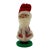 Vintage 1960s German Mid-Century Felt Santa Figure on Green Base – Christmas Decoration For Sale