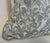 Turkish Ottoman Revival Decorative Pillow with Silver Embroidery, 1990 For Sale - Image 9 of 14