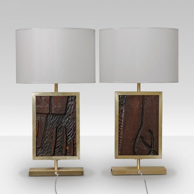 Vintage Table Lamps by Victor Cerrato, 1970s, Set of 2 For Sale - Image 4 of 4