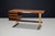 Italian Walnut Desk with Brass Base, Italy, 1950s For Sale - Image 11 of 18