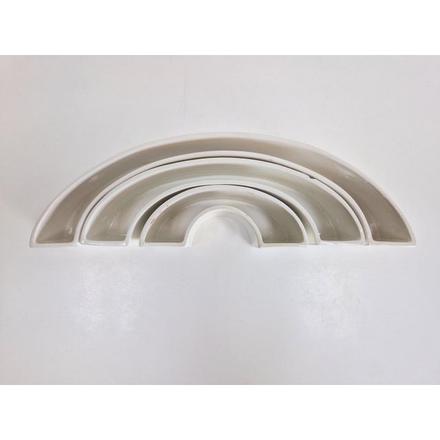 White Tremiti Tondo Bowls in Ceramic by Angelo Mangiarotti for Danese Milano, 1964, Set of 3 For Sale - Image 8 of 16
