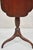 Antique American Sheraton Mahogany Tilt Top Side Tea Table Candle Stand For Sale - Image 10 of 12