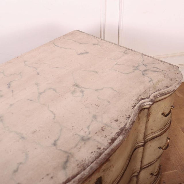Danish Serpentine Commode in Oak For Sale - Image 11 of 12