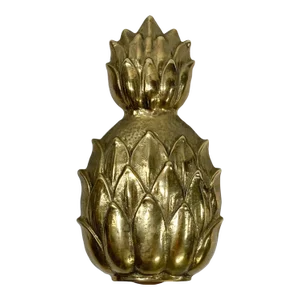 Vintage Large Brass Pineapple Motif Door Knocker