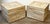 Pair Italian Specimen Travertino Oniciato Cube Side Tables, Style of Romeo Rega For Sale - Image 13 of 18