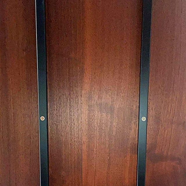 Mid-Century Modern Teak Bookshelf with Iron Frame, Italy, 1960s For Sale - Image 12 of 16