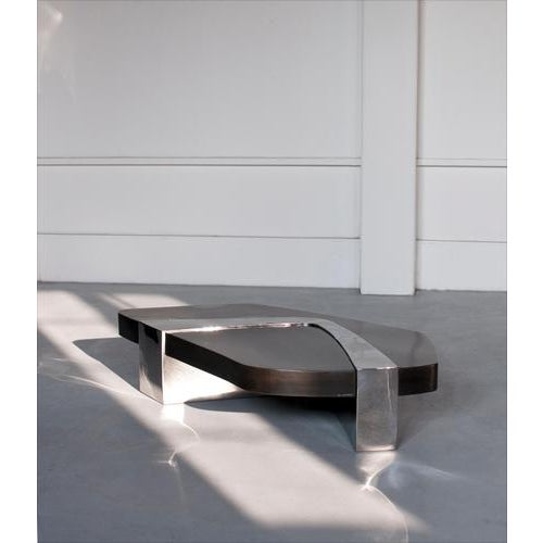 Contemporary Limited Edition Steel London Table by Pol Quadens For Sale - Image 3 of 7