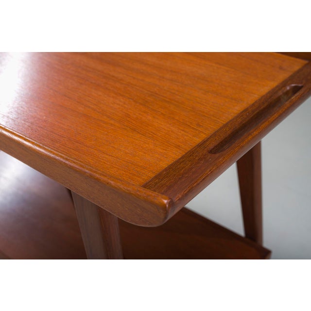 Brown Mid-Century Modern German Bar Cart from Opal Möbel, 1960s For Sale - Image 8 of 18
