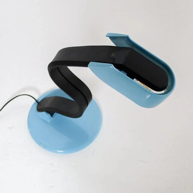 Metal Snoki Table Lamp by Bruno Gecchelin for Guzzini For Sale - Image 7 of 12