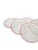 Glass Rotor Dessert Set by J. Drost for Ząbkowice Gospodarcza Huta, Poland, 1970s, Set of 6 For Sale - Image 7 of 9