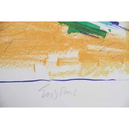 Artist: Wayne Ensrud, American (1934 - ) Title: Flower Flight Year: 1980 Medium: Lithograph, signed and numbered in pencil...