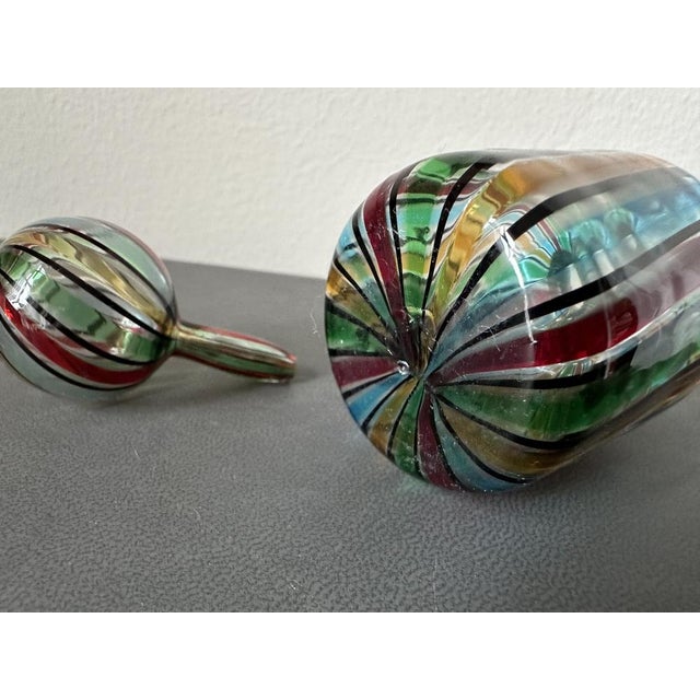 Glass Vintage Italian Murano Glass Perfume Bottle, 1950s For Sale - Image 7 of 14