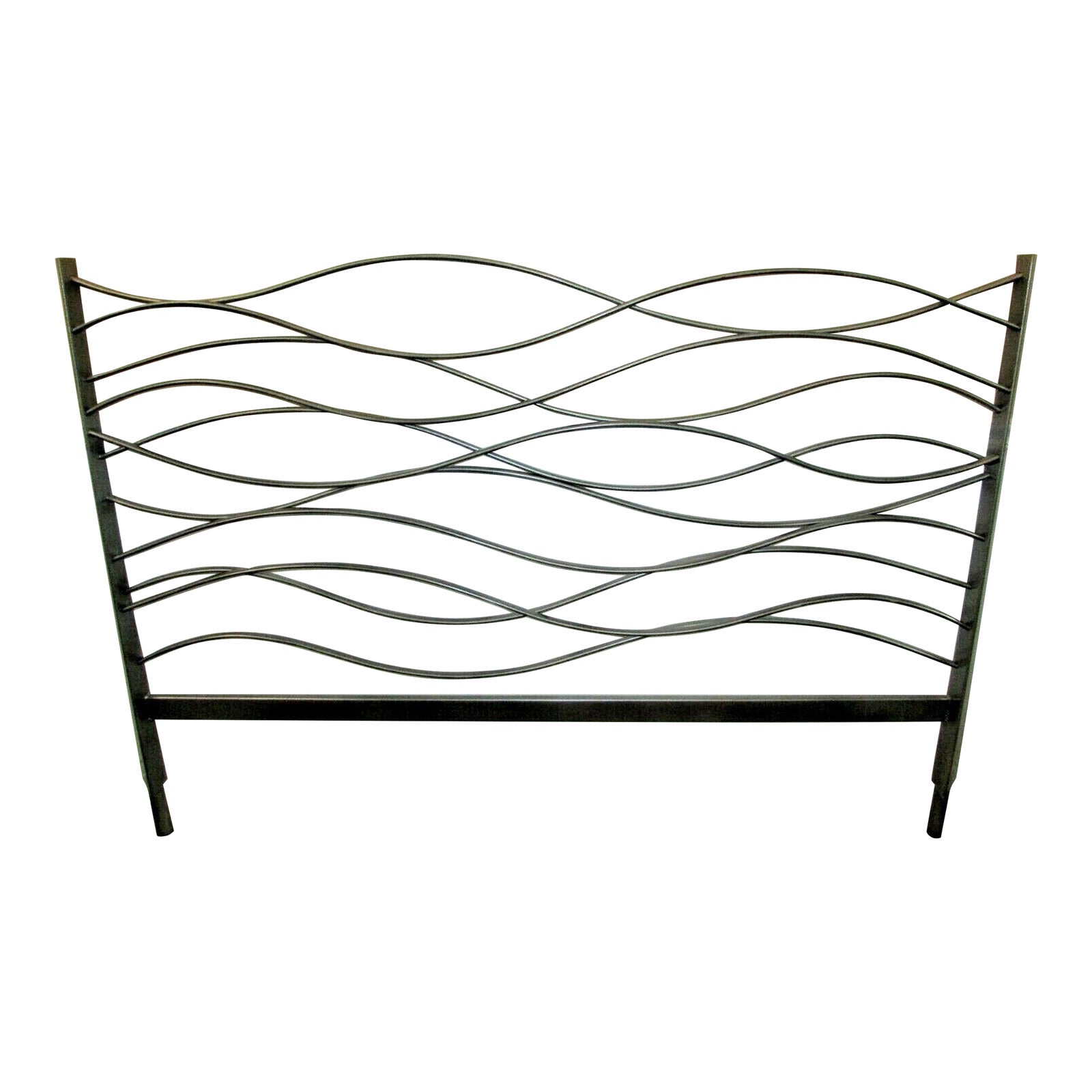 California King Metal Headboard, Freestanding Chairish