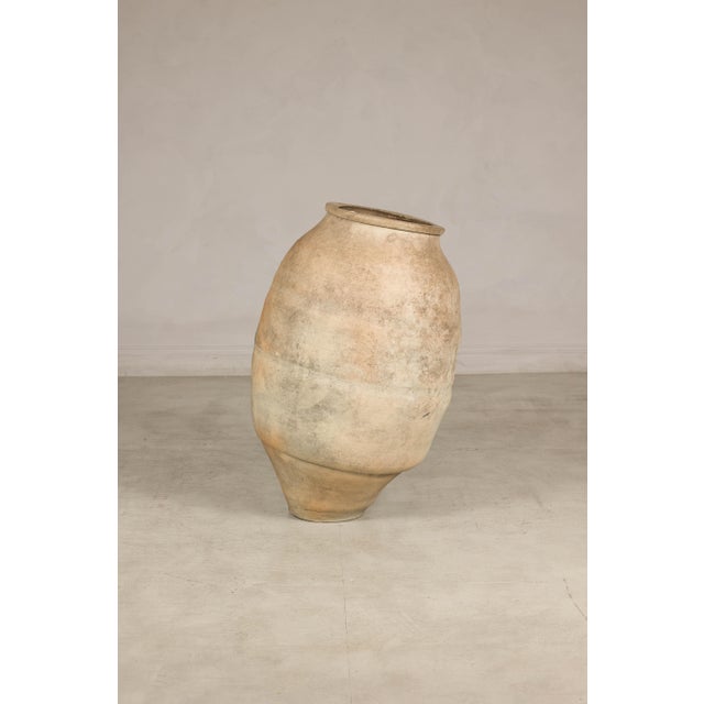 Antique Japanese Shigaraki Pottery Grain Storage Jar with Weathered Patina For Sale - Image 9 of 15