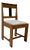 Art Deco Modernist Side Chair in Oak & Velvet from Jan Brunott, 1920s For Sale